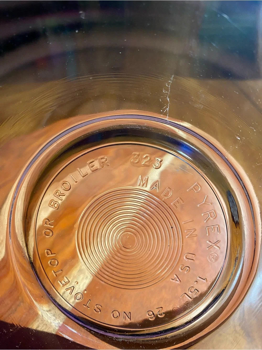 Pyrex mixing bowl